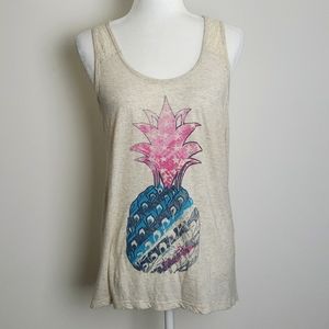 Chip & Pepper Pineapple Lace Tank